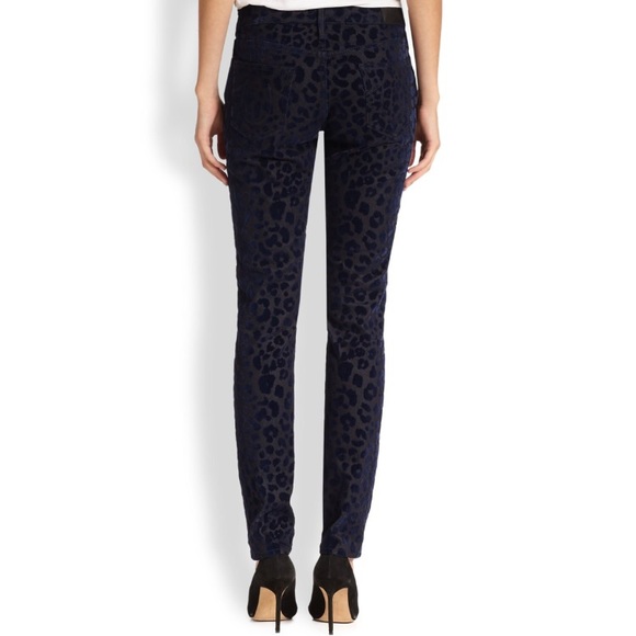 True Religion Leopard Velvet Skinny Jeans - Picture 2 of 8
